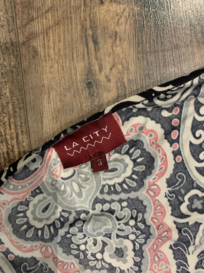 Blouse 3/4 manches motif vintage - photo numéro 5