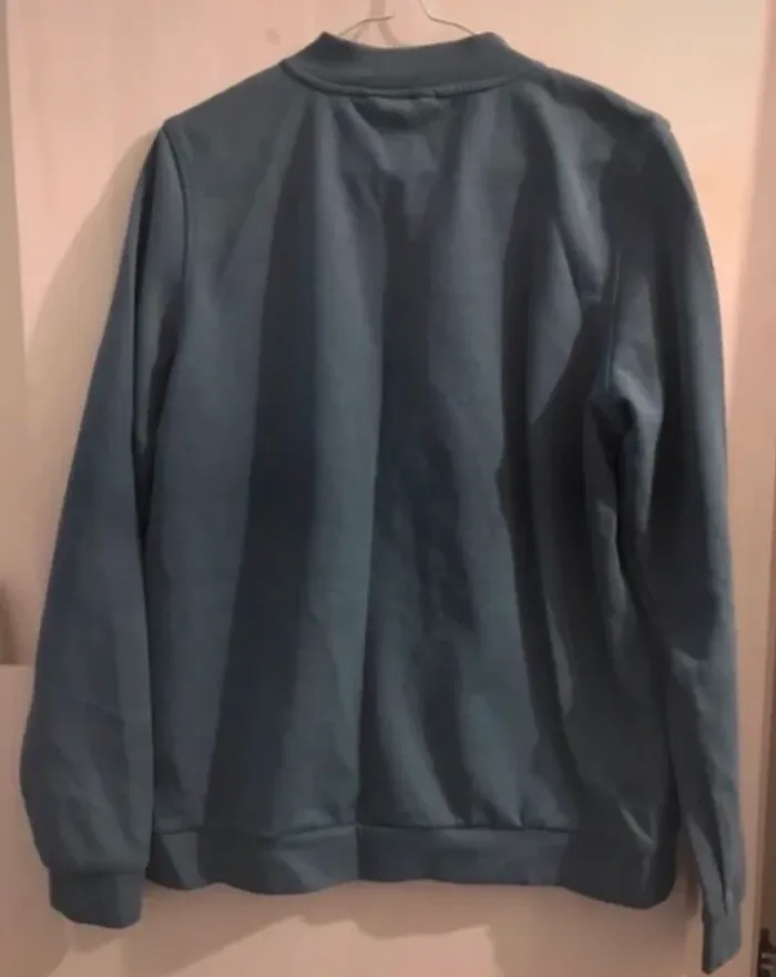 Veste crivit demie saison manches longues capuche bleu taille L - photo numéro 2