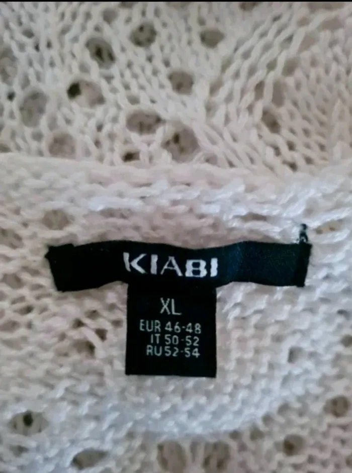 Haut crochet blanc à franges Kiabi Taille XL Neuf - photo numéro 5