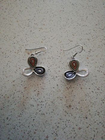 Boucles d oreilles trèfle