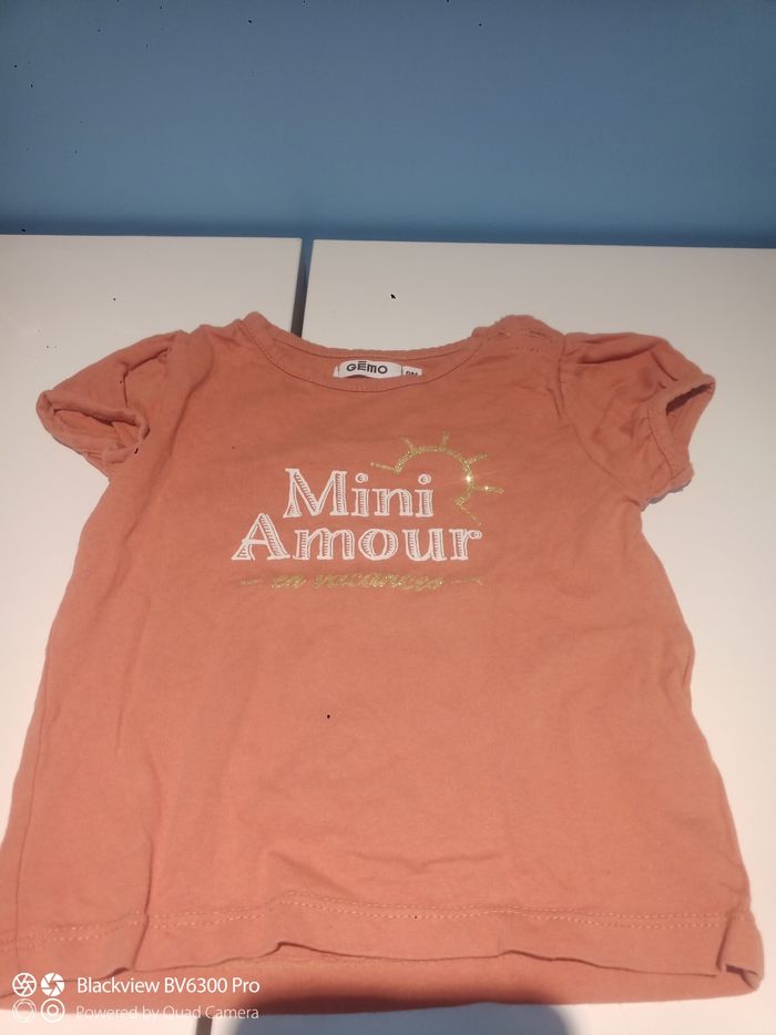 Tee shirt manches courtes 9 mois - photo numéro 2