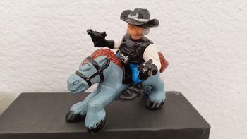 Figurine Vintage 1996 Fisher Price Cheval Cow Boy Great Adventures Figure horse