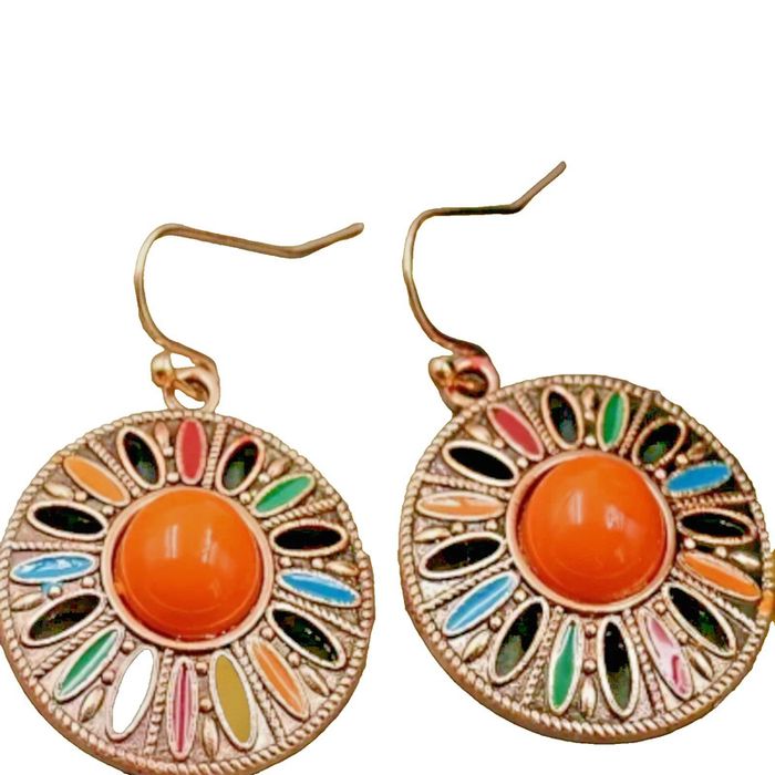 Boucles d'oreilles pendantes marque hippie & bohème by petits hauts - photo numéro 2