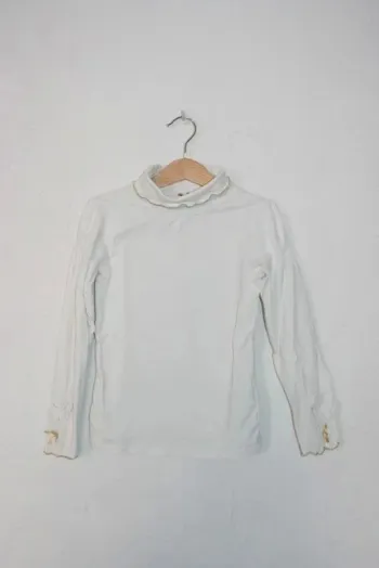 Sous pull blanc cassé marque Orchestra taille 8 ans