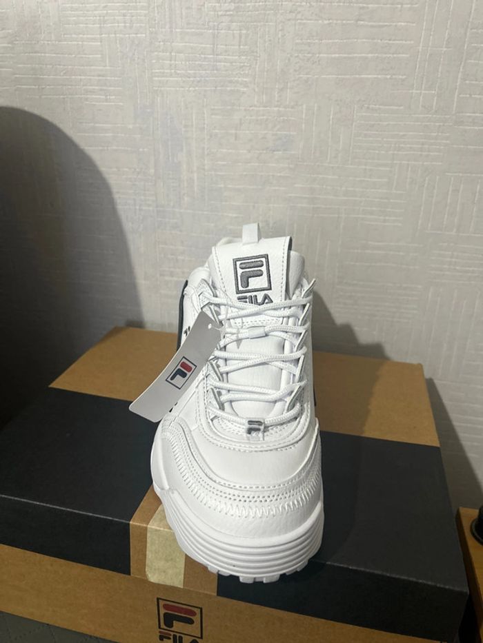 Baskets compensées Fila Disruptor 2 blanches 39.5 - photo numéro 4