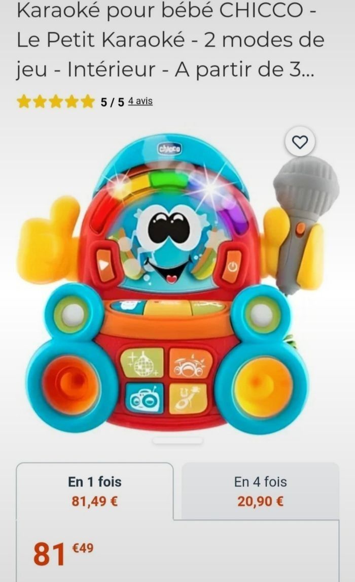 Petit karaoké/ poste bebe - photo numéro 4