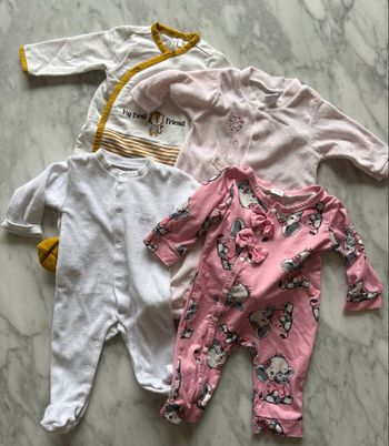 Lot de 4 pyjamas bébé, 6 mois 