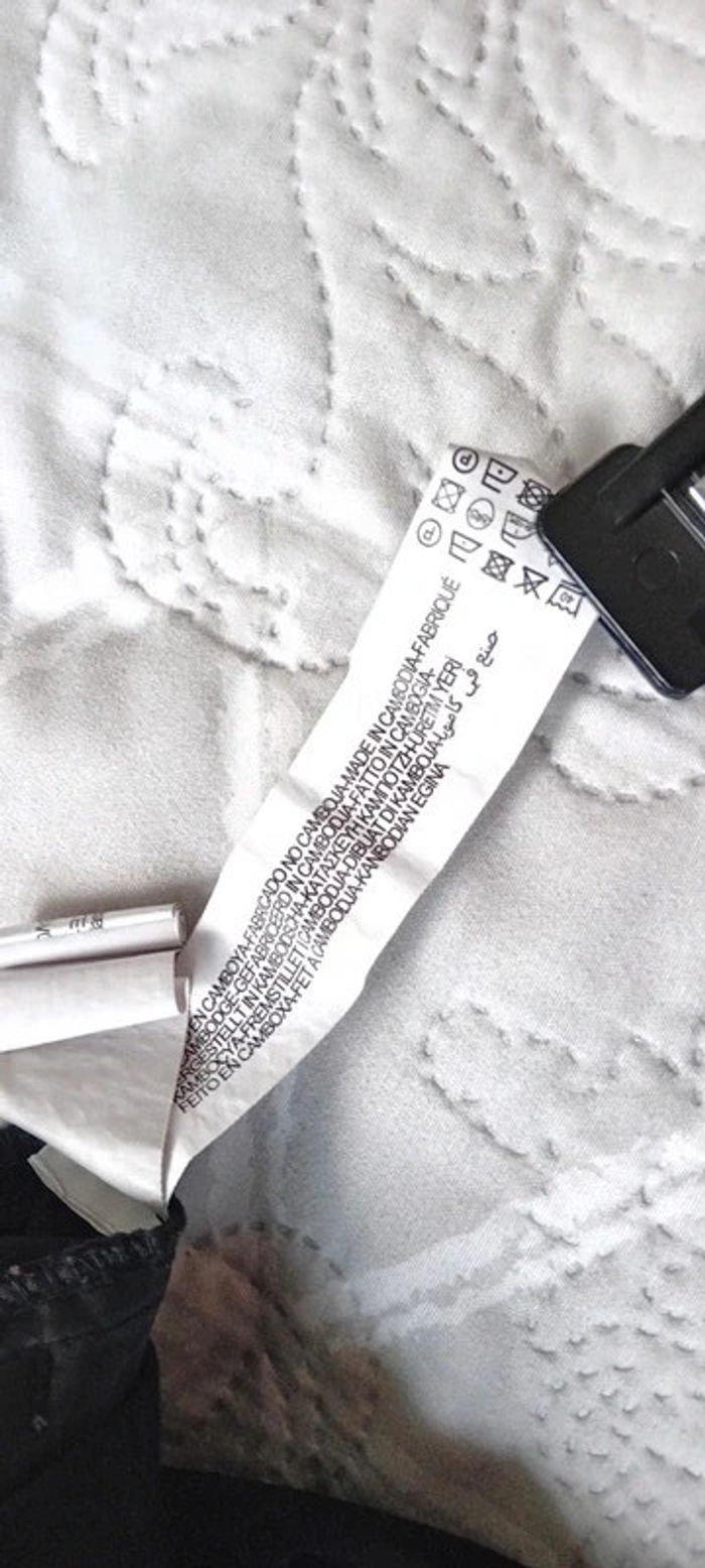 Pantalon léger habillé coupe droite noir femme XS zara - photo numéro 17