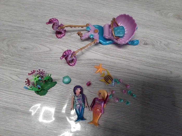 Playmobil StarterPack sirènes avec carrosse - photo numéro 2