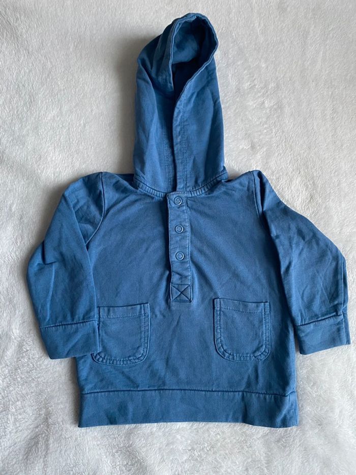 💙 Sweat à capuche La Redoute - 18 mois- 100% coton 💙