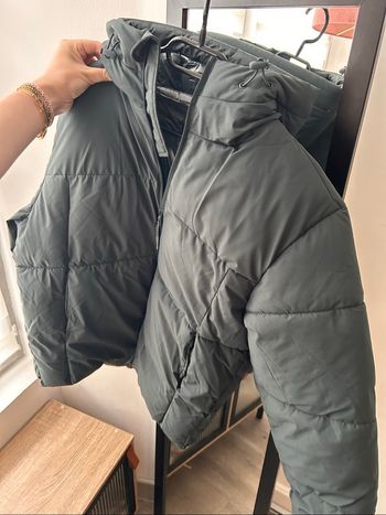 Manteau mixte vert foncée