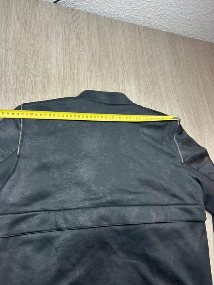 Veste noire The Kooples Sport effet cuir zippée homme taille L - photo numéro 12