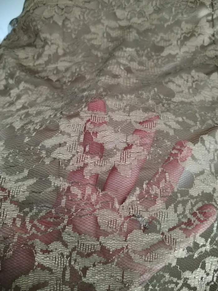 robe fourreau courte en dentelle - photo numéro 4