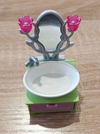 Playmobil meuble vasque miroir salle de bain
