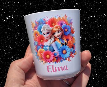 Verre incassable  personnalisé neuf reine des neiges