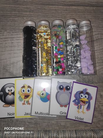 Lot bouteilles sensorielles 