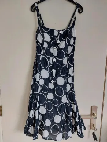 Robe à bretelles Terre Bleue taille 38