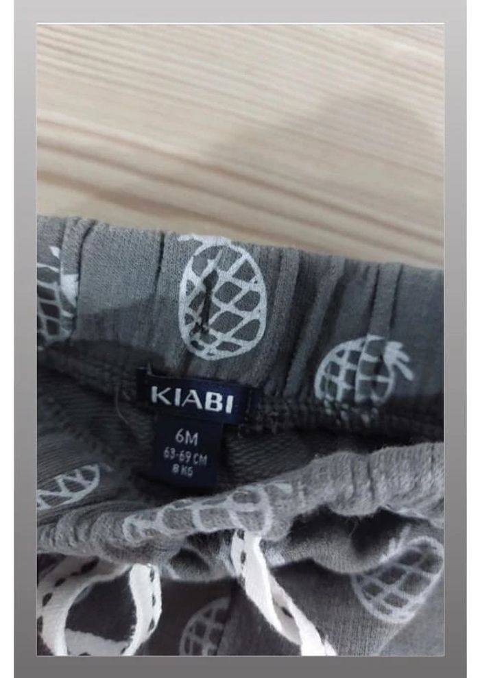 Short kiabi gris 6 mois - photo numéro 2