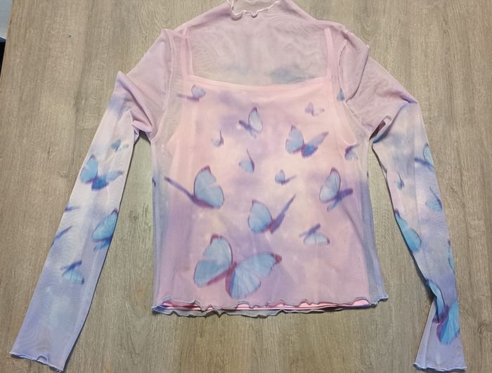 Lot t-shirt manches longues 14 ans - photo numéro 2