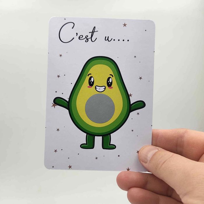 10 Cartes à gratter annonce sexe de bébé - baby reveal - photo numéro 2