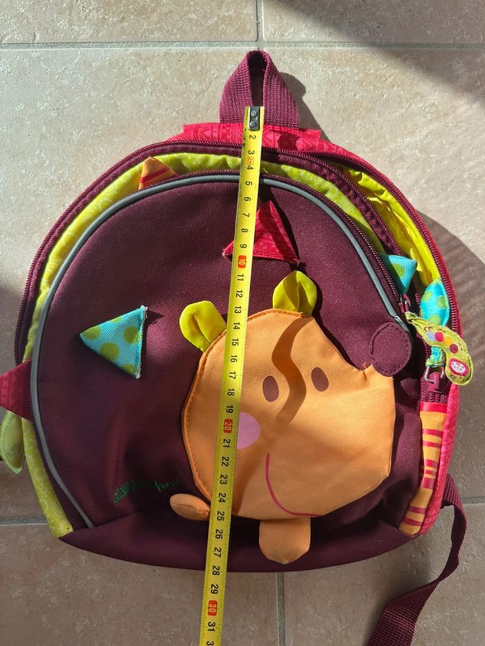 Petit sac à dos crèche / école Lilliputiens motif hérisson - photo numéro 4