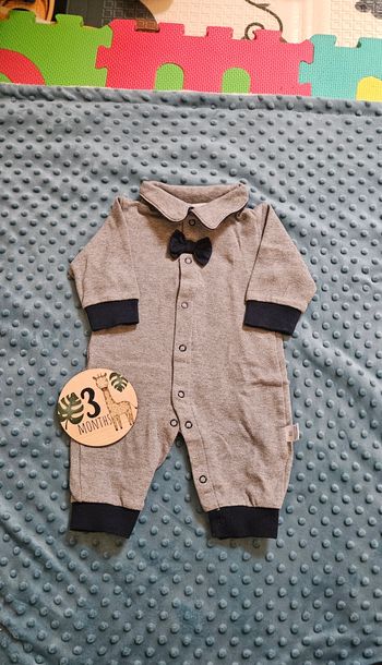 Pyjama costume gris 3 mois 