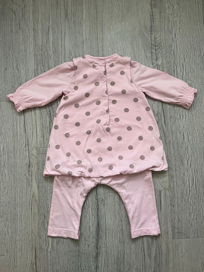 Combinaison Sucre d’Orge – 6 mois / 67 cm – Rose toute douce 💕❄️