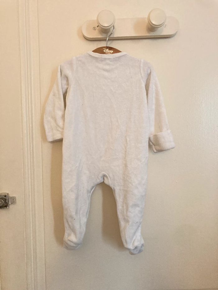 Pyjama Dors bien en velours Bout’Chou taille 3 mois - photo numéro 4