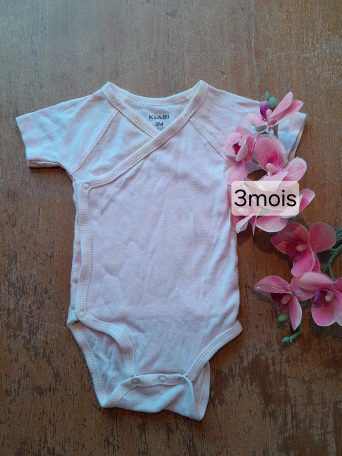 Bodies fille kiabi 3mois rose