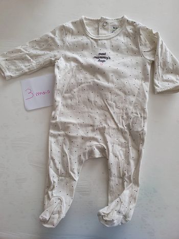 Pyjama fin 3 mois neuf