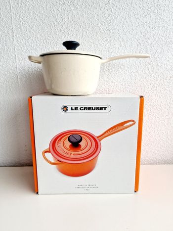 Le Creuset - Casserole en fonte émaillée - Crème - 1,5 litres