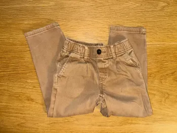 Pantalon camel toile coton
