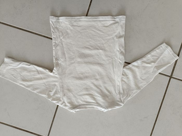 haut manches longues blanc garçon 18 mois obaibi - photo numéro 3