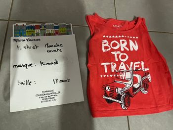 T shirt garçon 18 mois