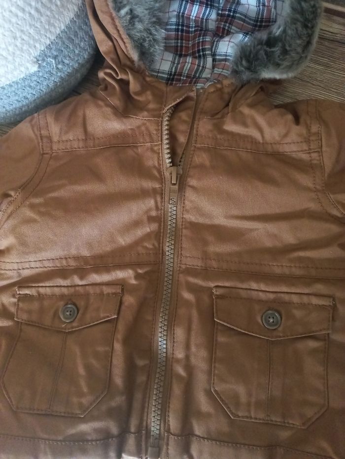 Manteau bébé 3 mois camel - photo numéro 5