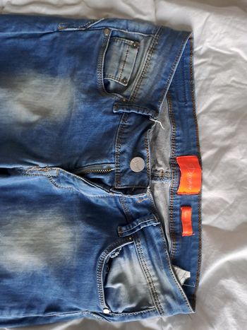 Jeans femme délavé