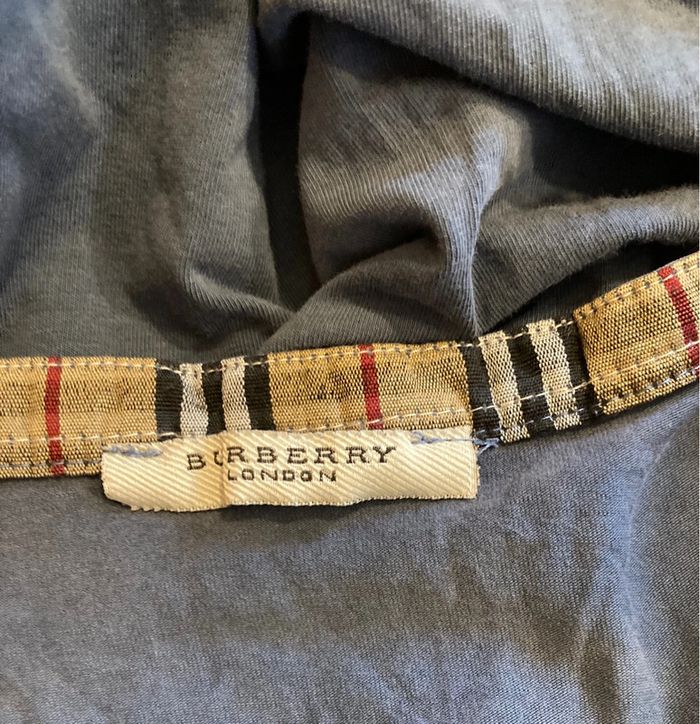 T shirt burberry bleu manches courtes - photo numéro 5