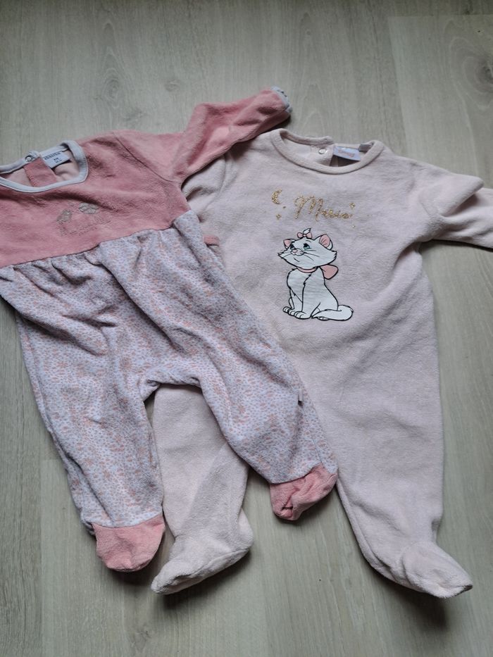 Duo de pyjamas velours