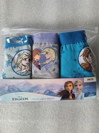 Lot de 3 culotte reine des neige taille 104/110