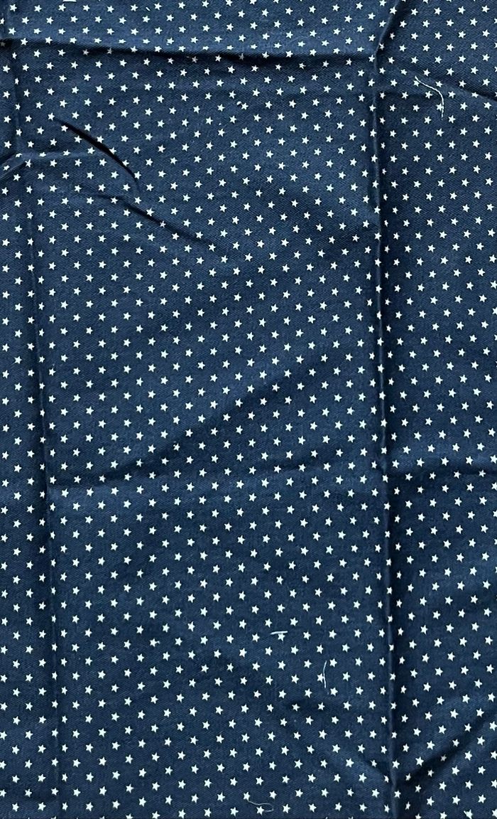 Chute de tissu imprimé étoiles