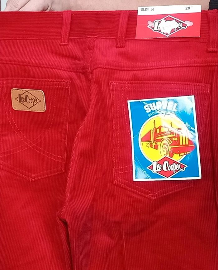 Pantalon homme velours côtelé Lee Cooper vintage - photo numéro 2
