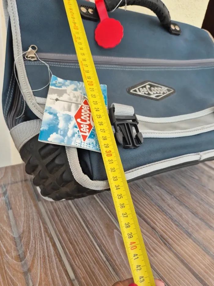 Lee cooper cartable et trousse vert foncé neuf - photo numéro 7