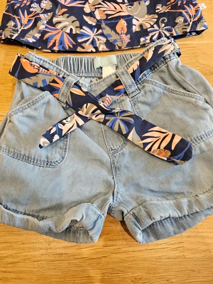Ensemble haut et short 3 mois - photo numéro 2