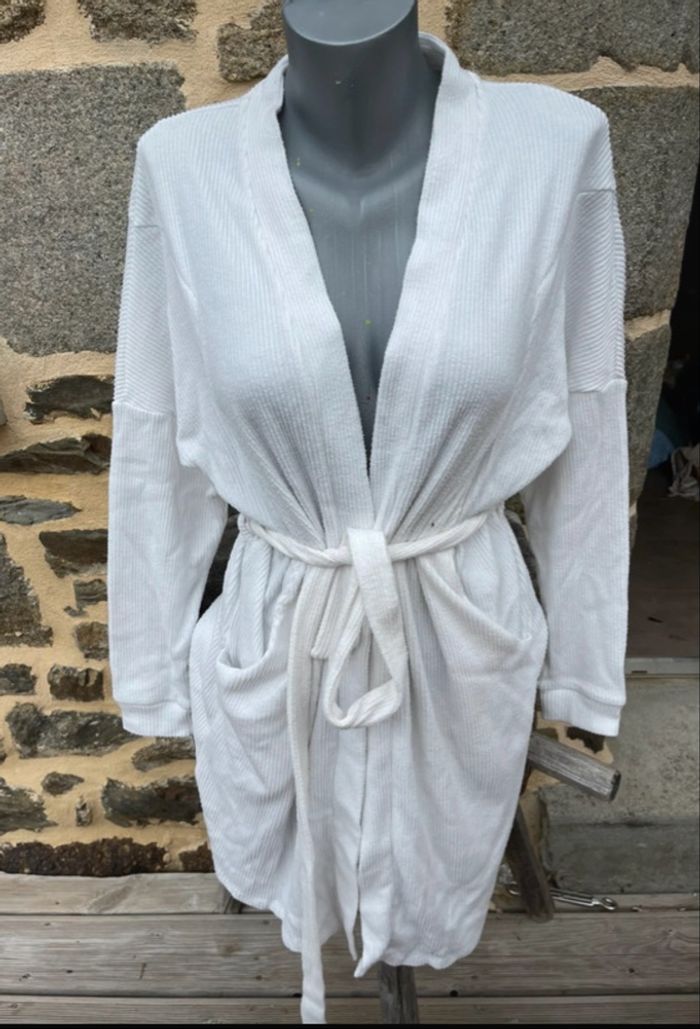Robe de chambre blanche - Pour moi - Asos