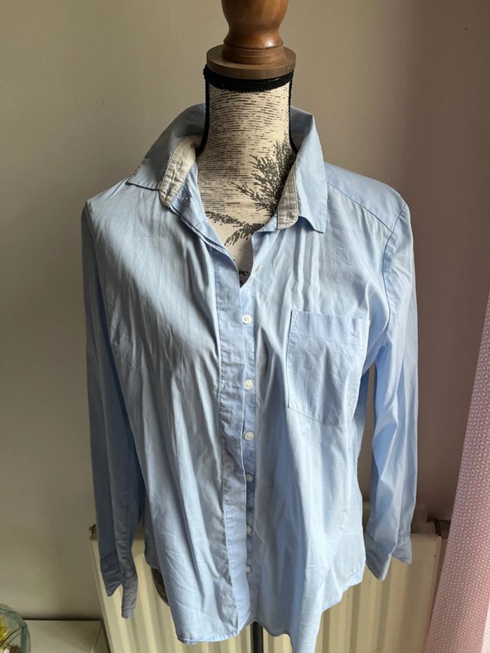 Chemise bleue