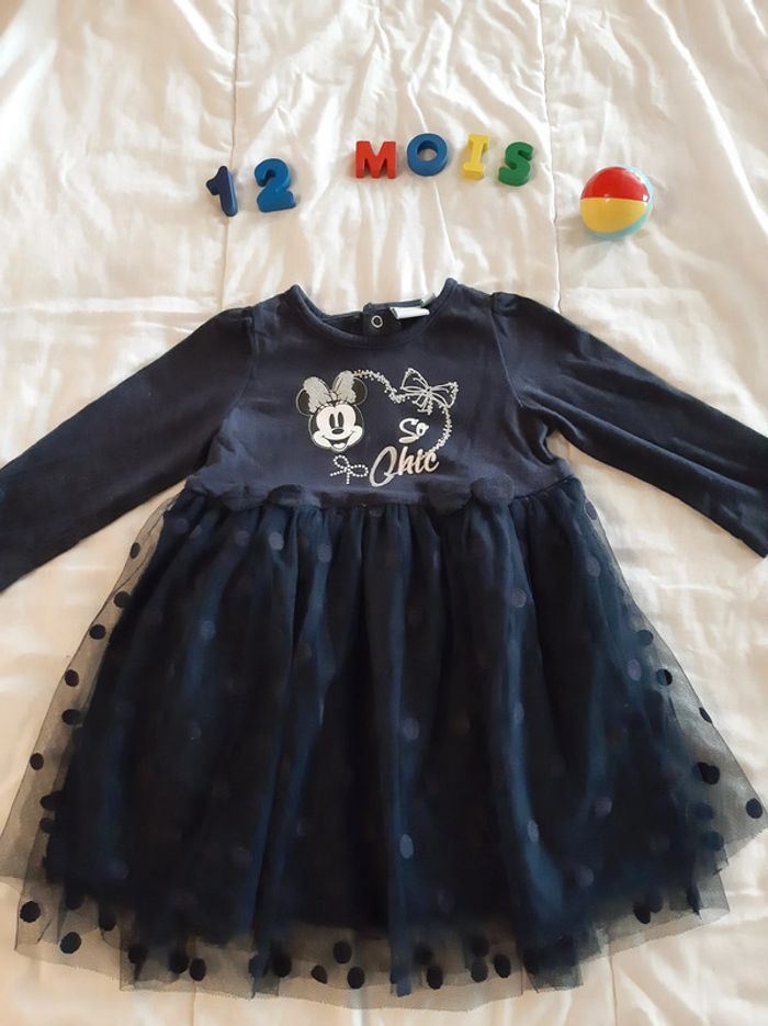 Robe bleu foncée Minnie