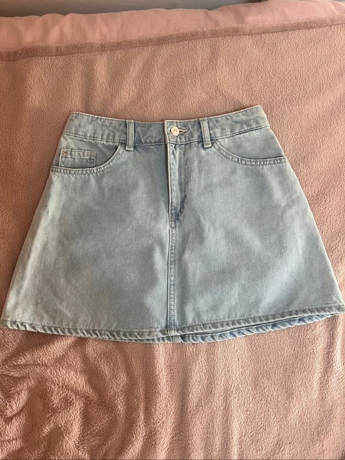 Jupe en jean bleu clair H&M taille 36