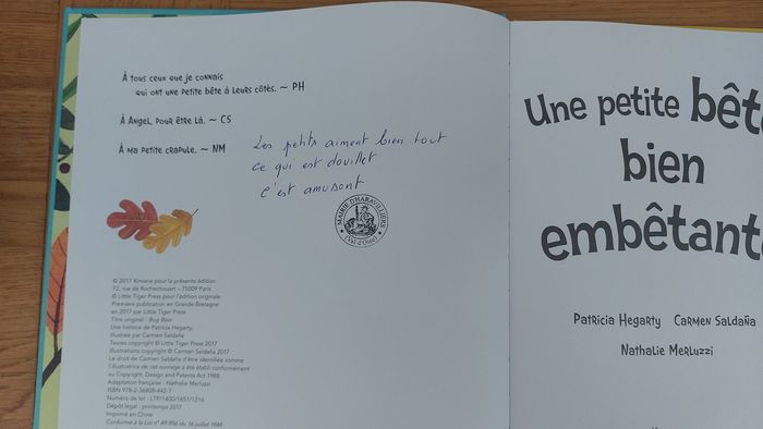 Une petite bête bien embêtante - kimane - photo numéro 3