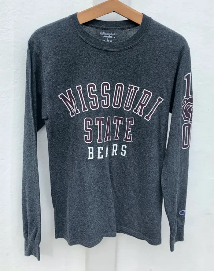 Champion long sleeve T-shirt vintage Missouri State Bears NCAA Mens S