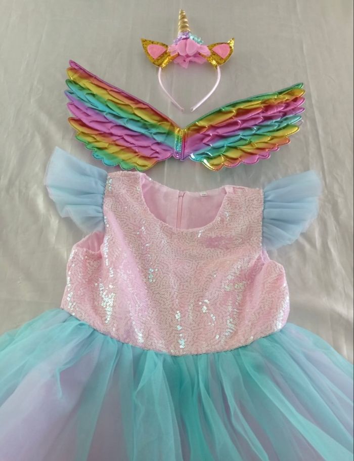 Déguisement princesse licorne froufrou 5ans - photo numéro 2